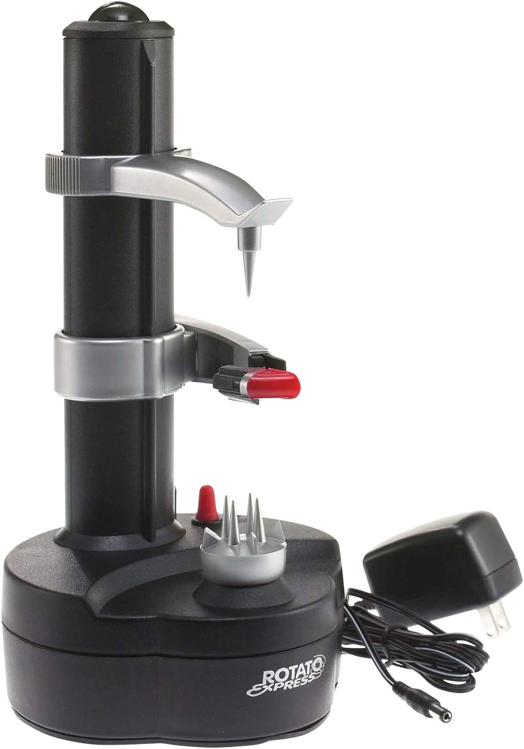 Starfrit Rotato Express Electric Peeler - 2 Spare Blades - Safe &amp; Easy to Use - Effortlessly Peels Vegetables and Fruit