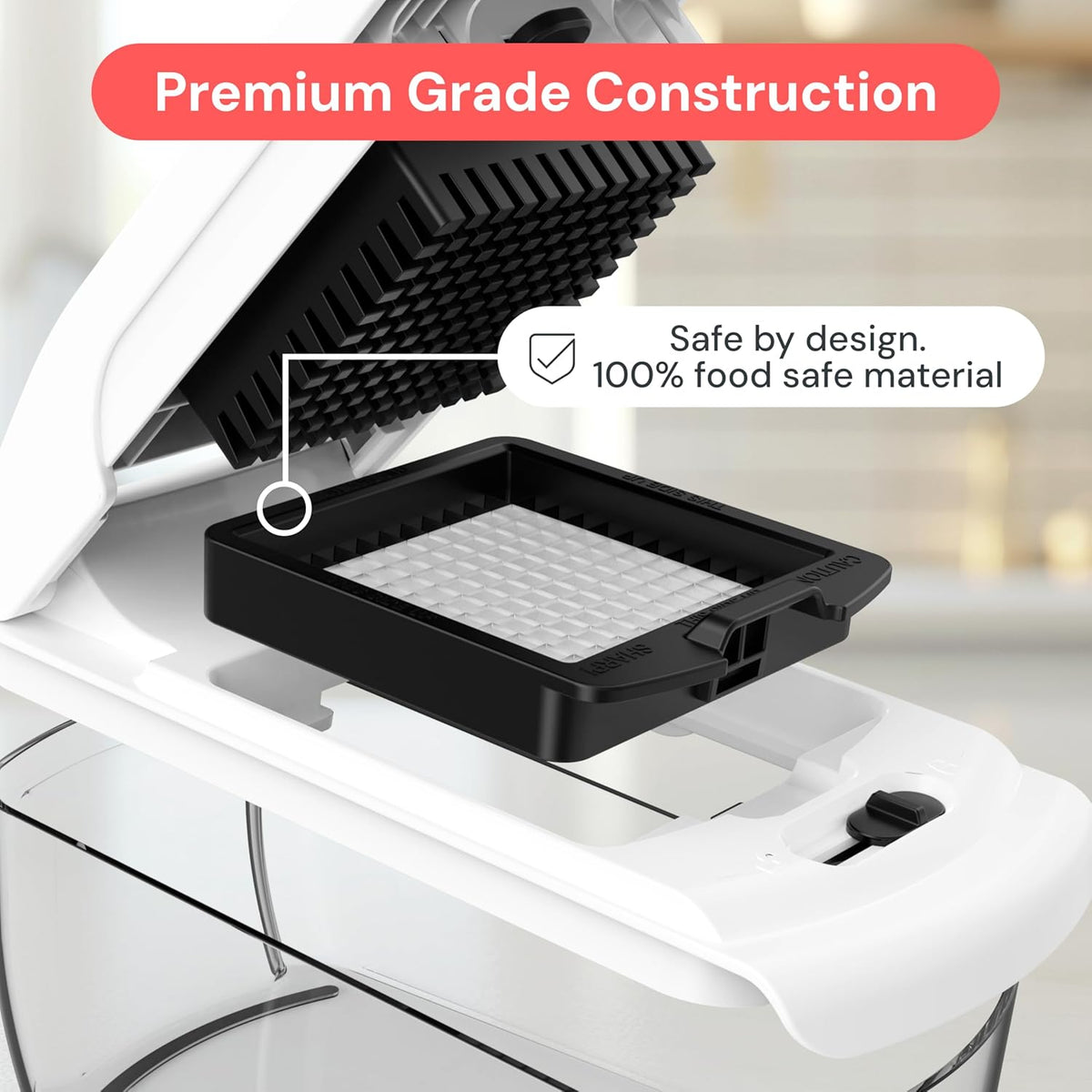 Fullstar The Original Pro Chopper - Vegetable Chopper and Spiralizer, Food Chopper with Container, Fruit Slicer, Kitchen Gadgets &amp; Accessories, Home Essentials (4 in 1, White)