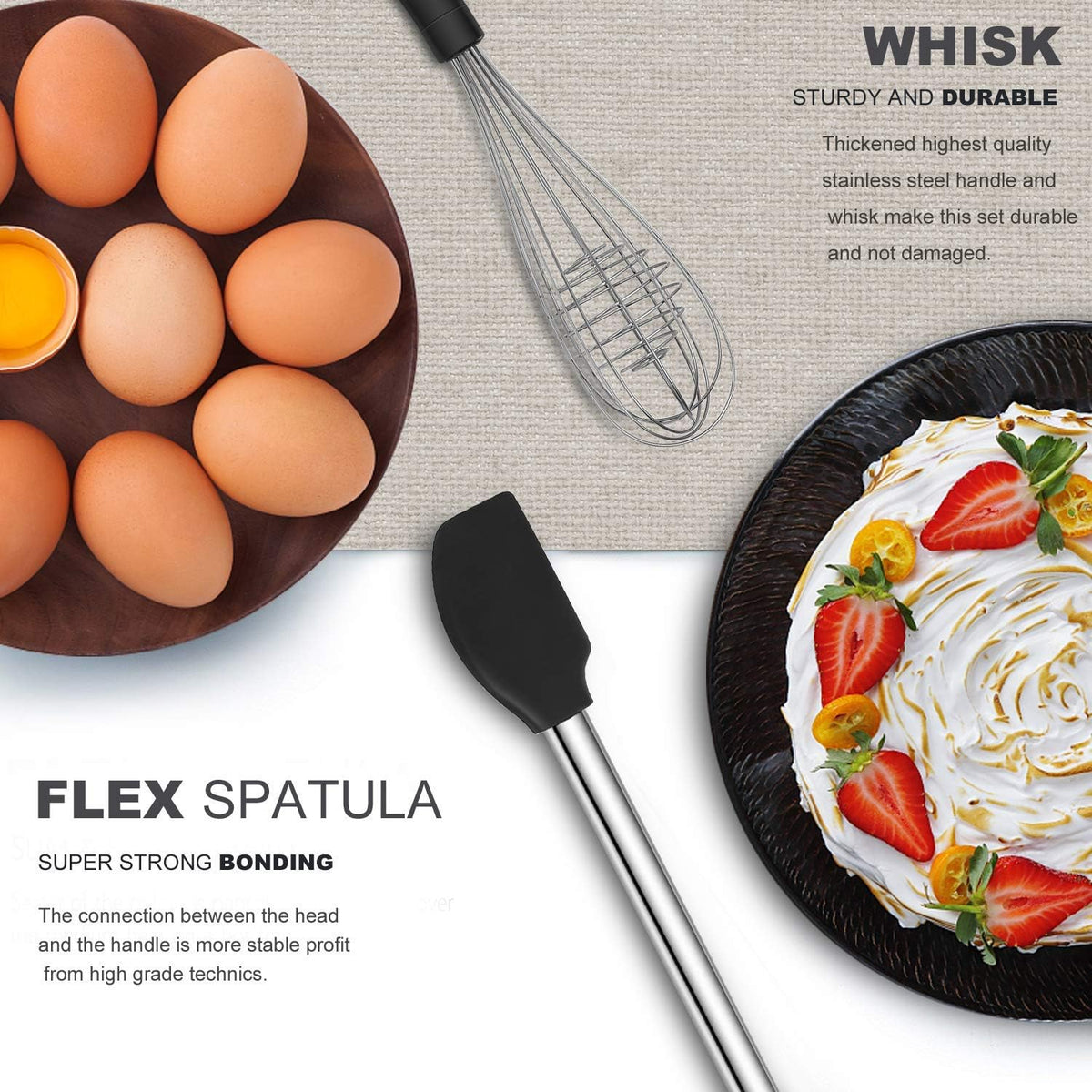 Kitchen Utensil Set-Silicone Cooking Utensils-33 Kitchen Gadgets &amp; Spoons for Nonstick Cookware-Silicone and Stainless Steel Spatula Set-Best Kitchen Tools, Useful Pots and Pans Accessories