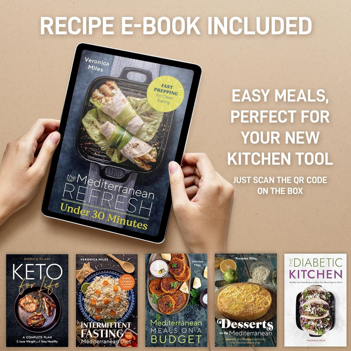 Zulay Kitchen Premium Garlic Press Set - Rust Proof &amp; Dishwasher Safe Professional Garlic Mincer Tool - Easy-Squeeze, Easy-Clean with Soft, Ergonomic Handle - Silicone Garlic Peeler &amp; Brush (Silver)